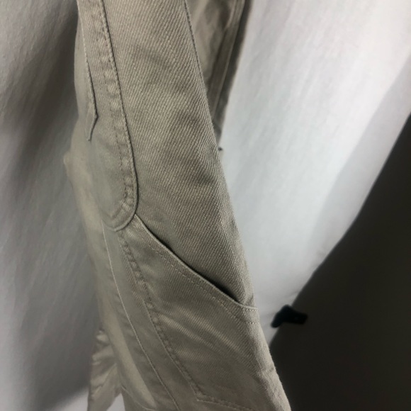 JNBY 100% cotton high waisted utility capris size s - Picture 8 of 12